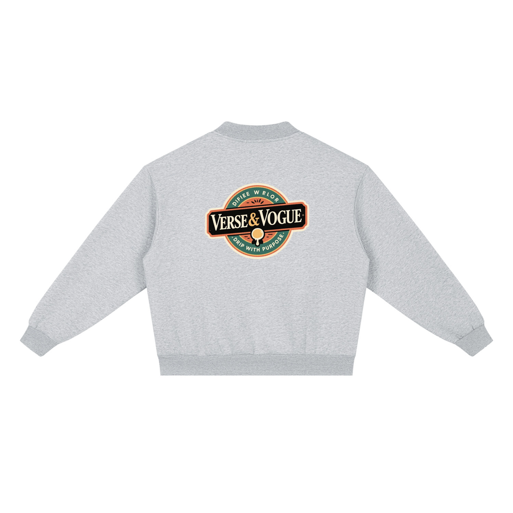 Verse&Vogue | Unisex Vintage Wash Fleece Quarter Zip Sweatshirt