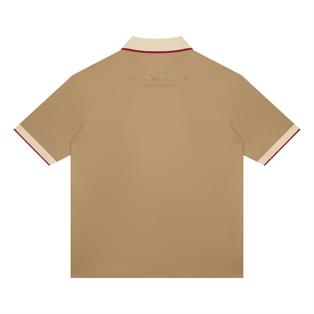 Verse&Vogue | Unisex Color Block Polo Shirt