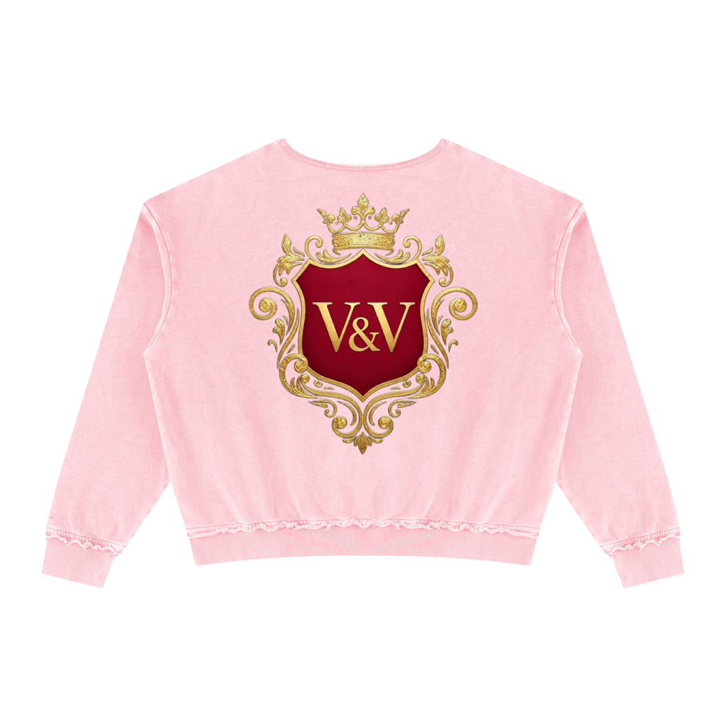 Verse&Vogue | Unisex Raw Edge Crewneck Sweatshirt