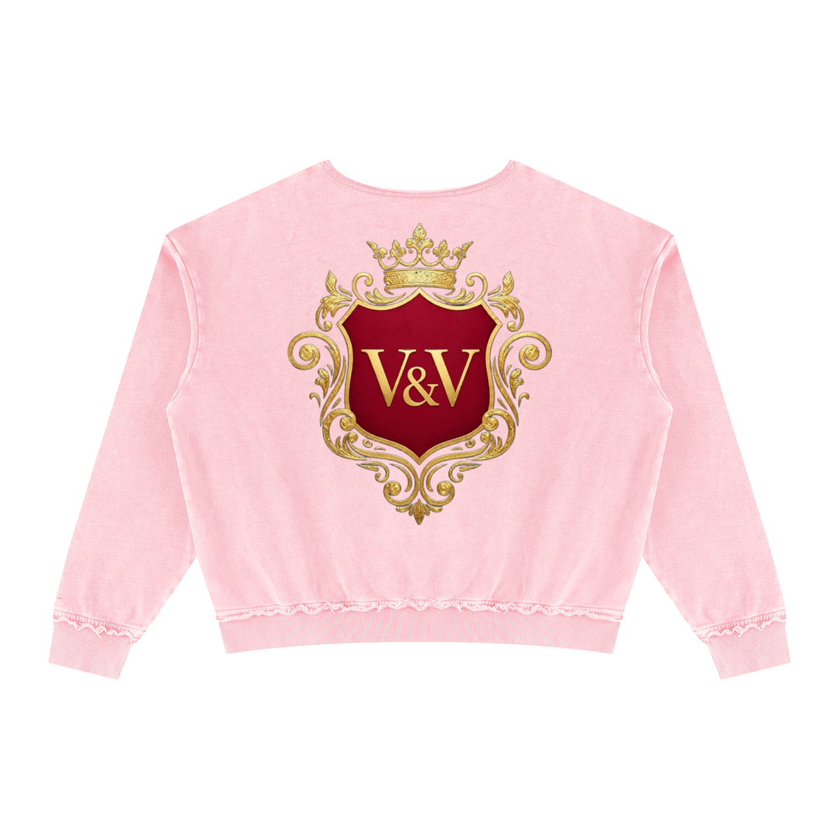 Verse&Vogue | Unisex Raw Edge Crewneck Sweatshirt