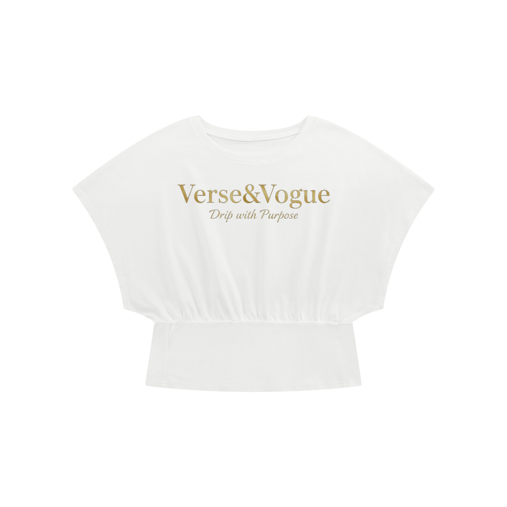 Verse&Vogue | Women’s Crop Dolman T-Shirt