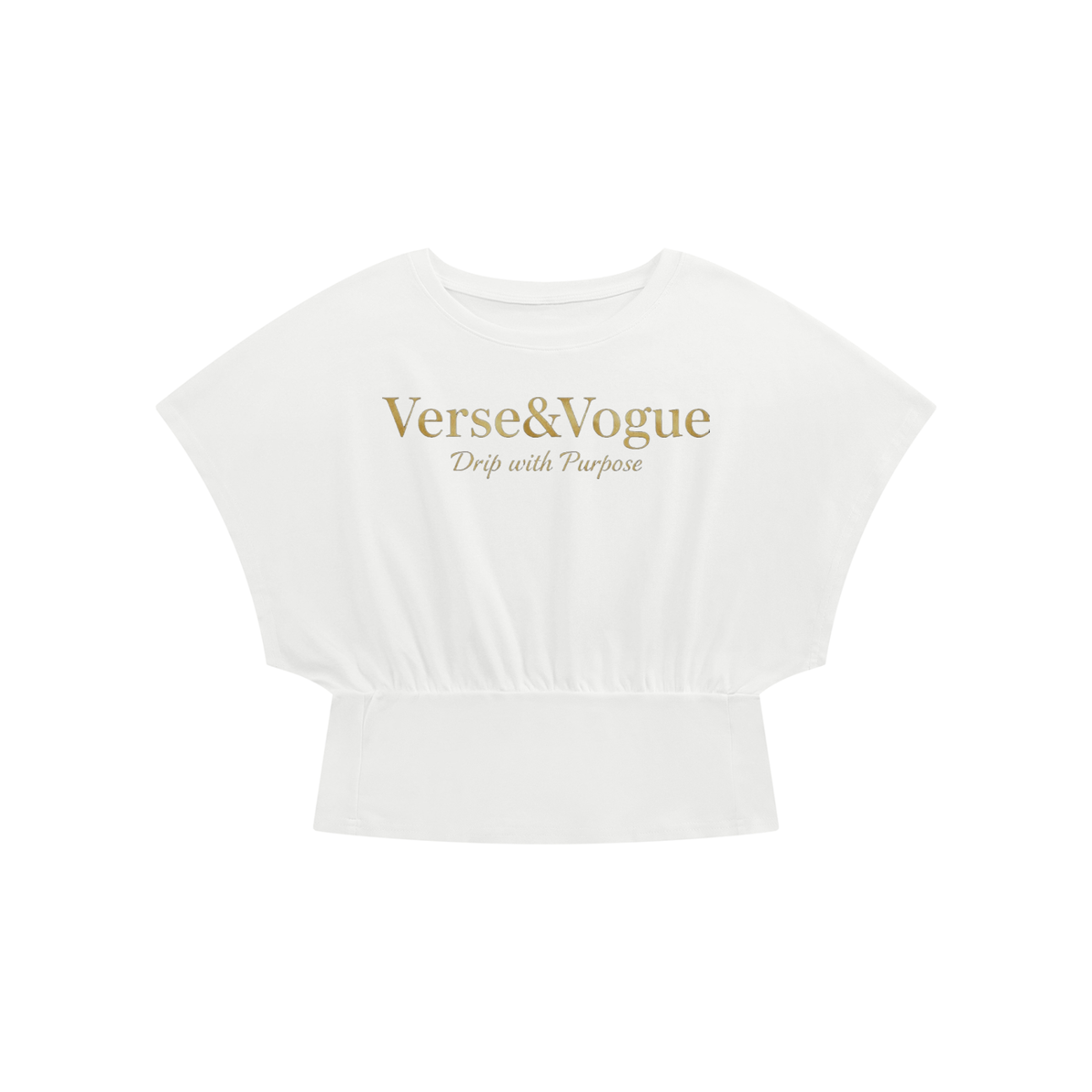 Verse&Vogue | Women’s Crop Dolman T-Shirt