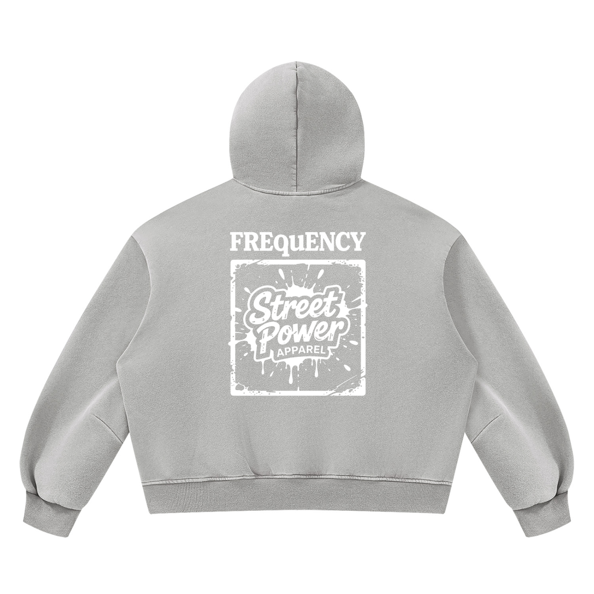 Verse&Vogue | Unisex Vintage Wash Boxy Fleece Hoodie