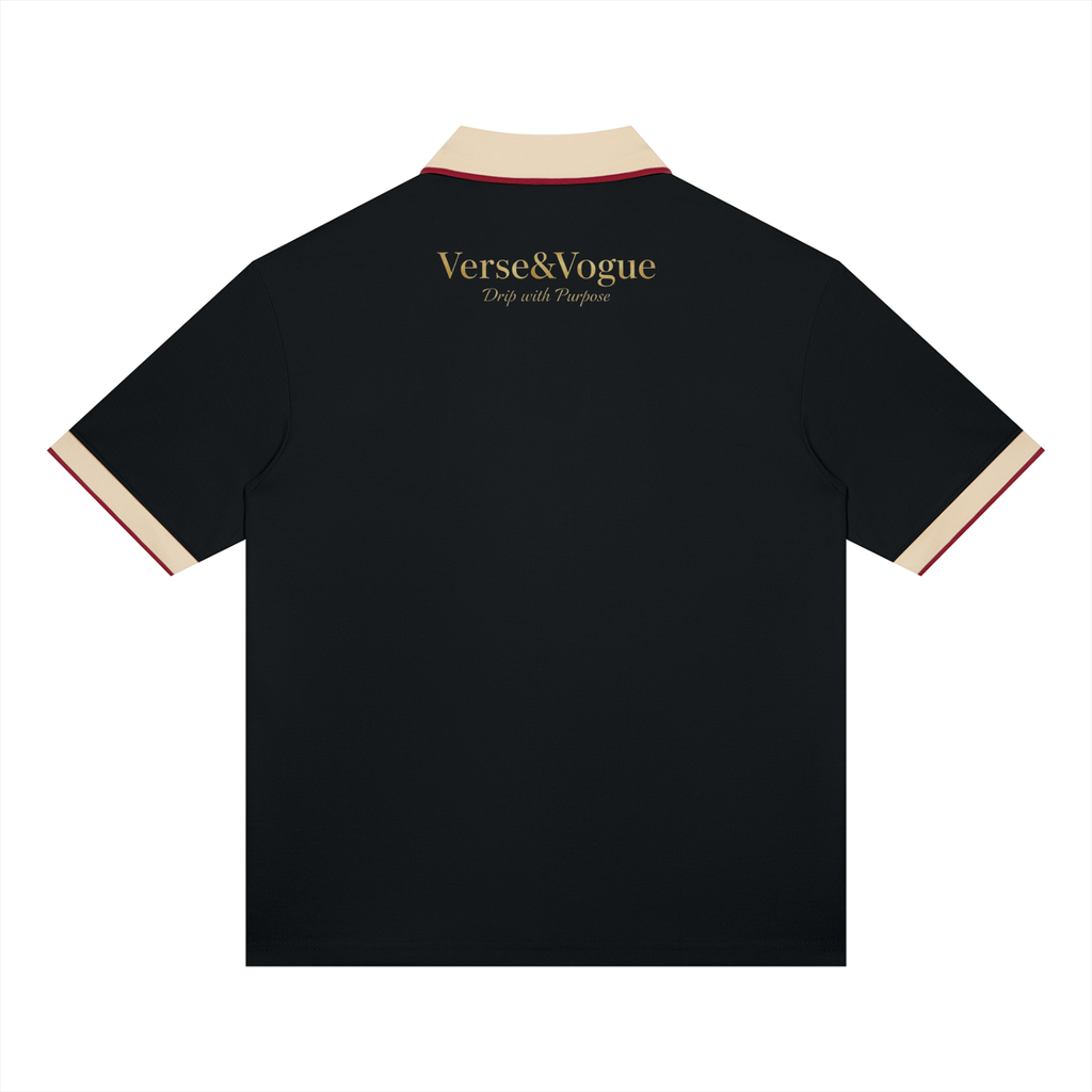 Verse&Vogue | Unisex Color Block Polo Shirt