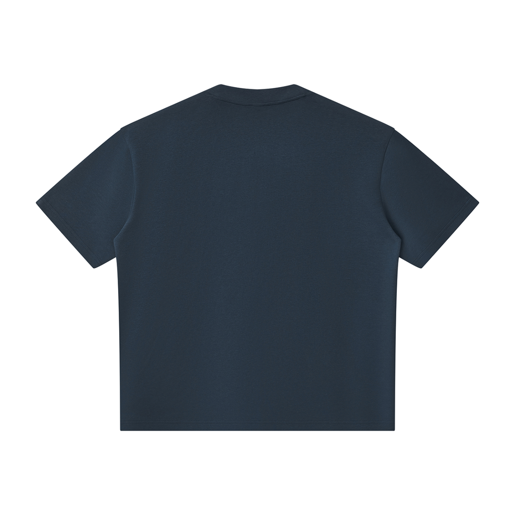 Verse&Vogue | Unisex Oversized Piping Henley T-Shirt