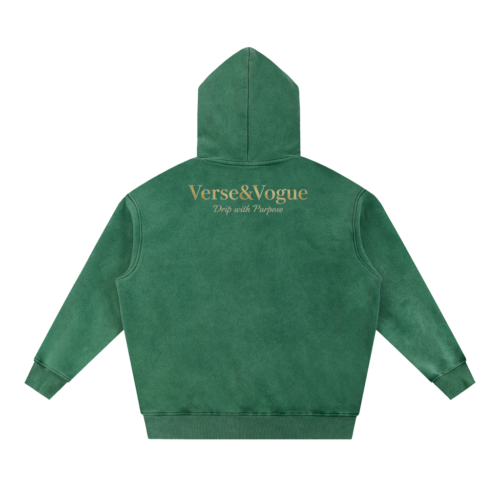 Verse&Vogue | Snow Wash Fleece Oversize Hoodie