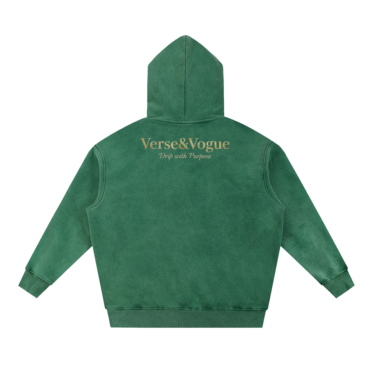 Verse&Vogue | Snow Wash Fleece Oversize Hoodie