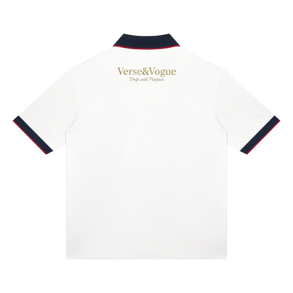 Verse&Vogue | Unisex Color Block Polo Shirt