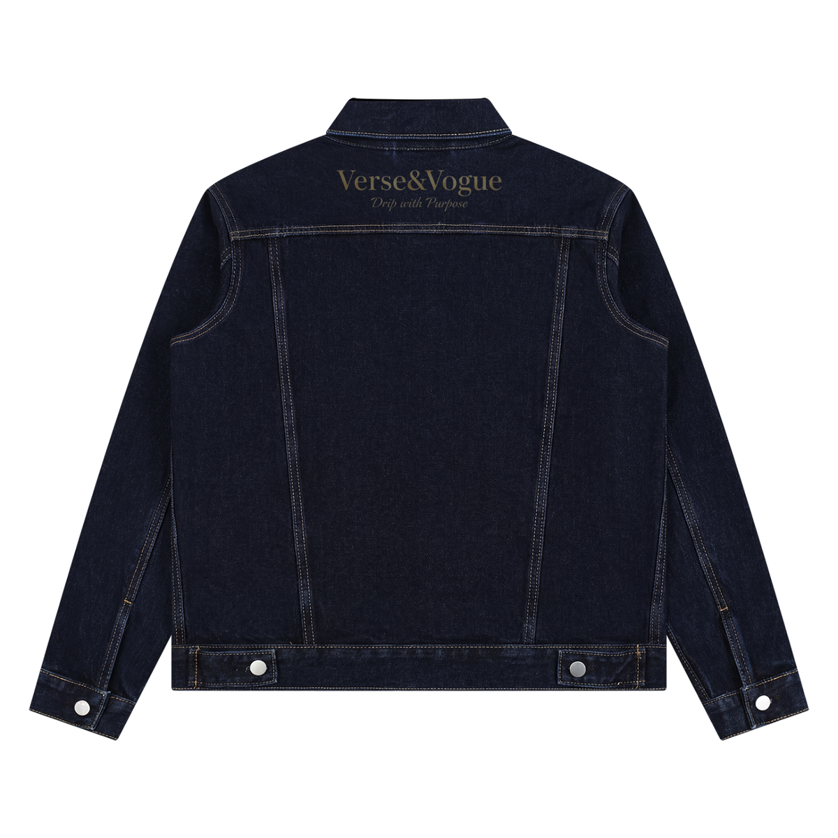 Verse&Vogue | Unisex Vintage Wash Denim Jacket
