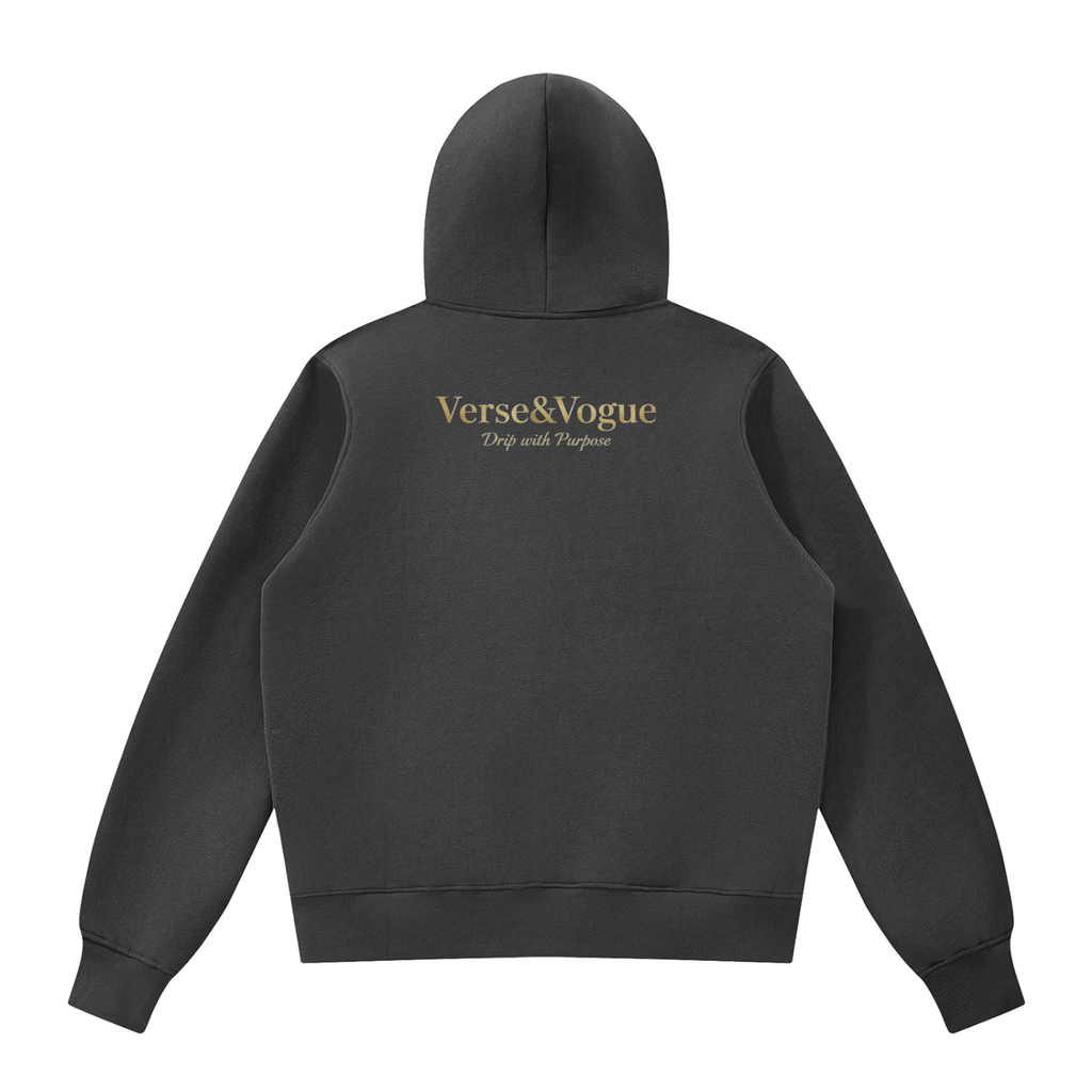 Verse&Vogue | Unisex Fleece Full Zip Hoodie