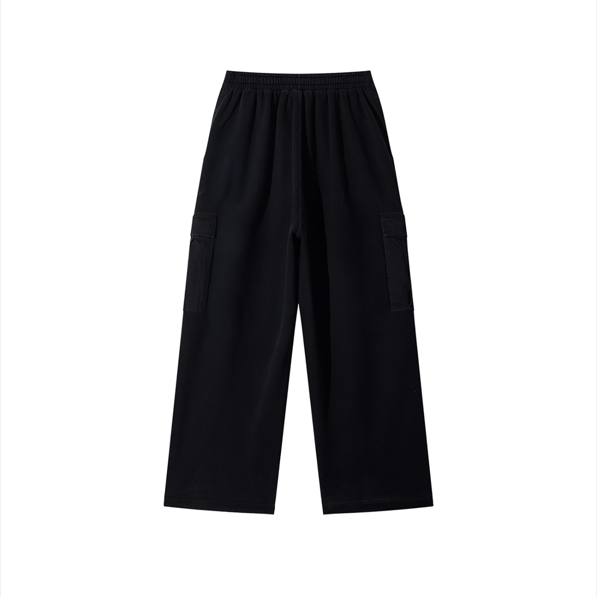 Verse&Vogue | Unisex Sunfade Washed Fleece Cargo Pants