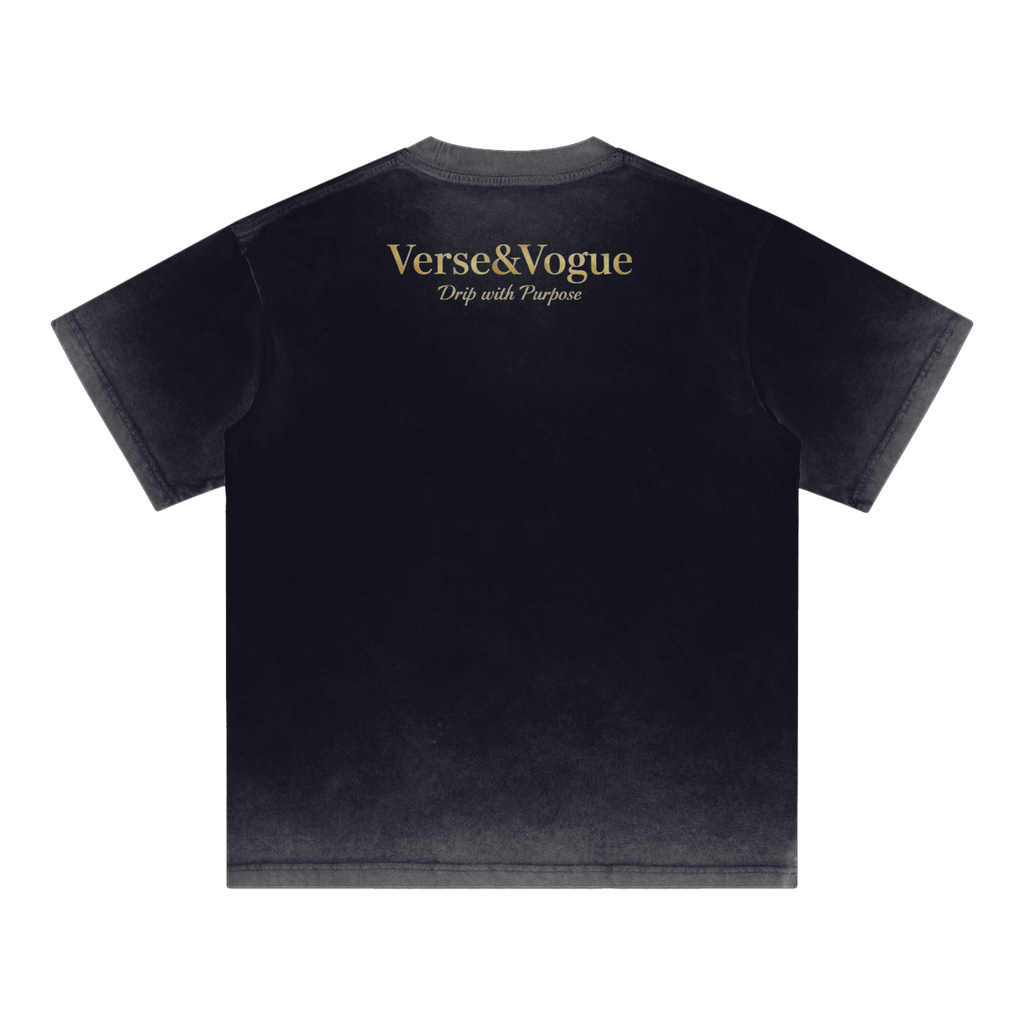 Verse&Vogue | Reverse Dyed Loose Cotton T-Shirt