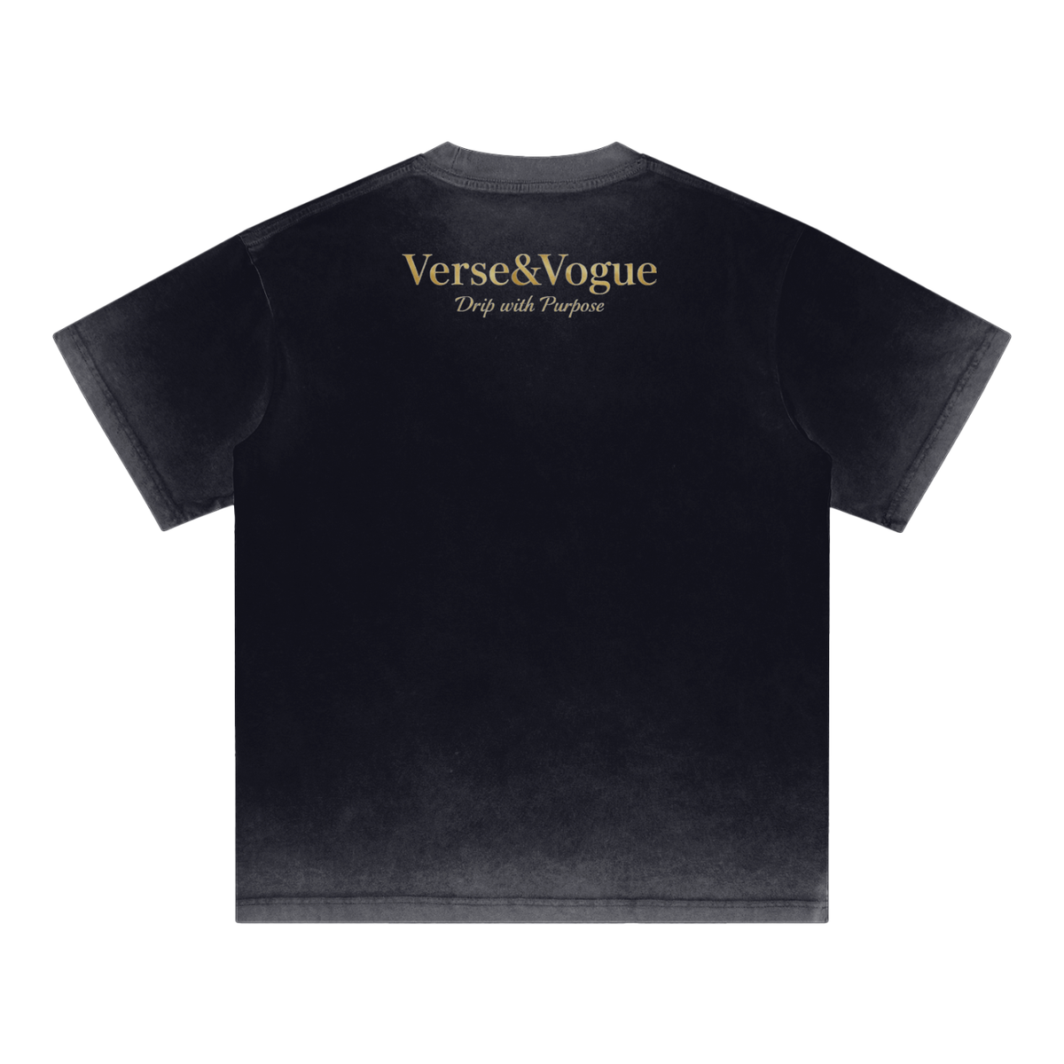 Verse&Vogue | Reverse Dyed Loose Cotton T-Shirt