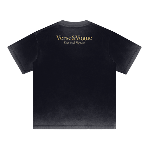 Verse&Vogue | Reverse Dyed Loose Cotton T-Shirt