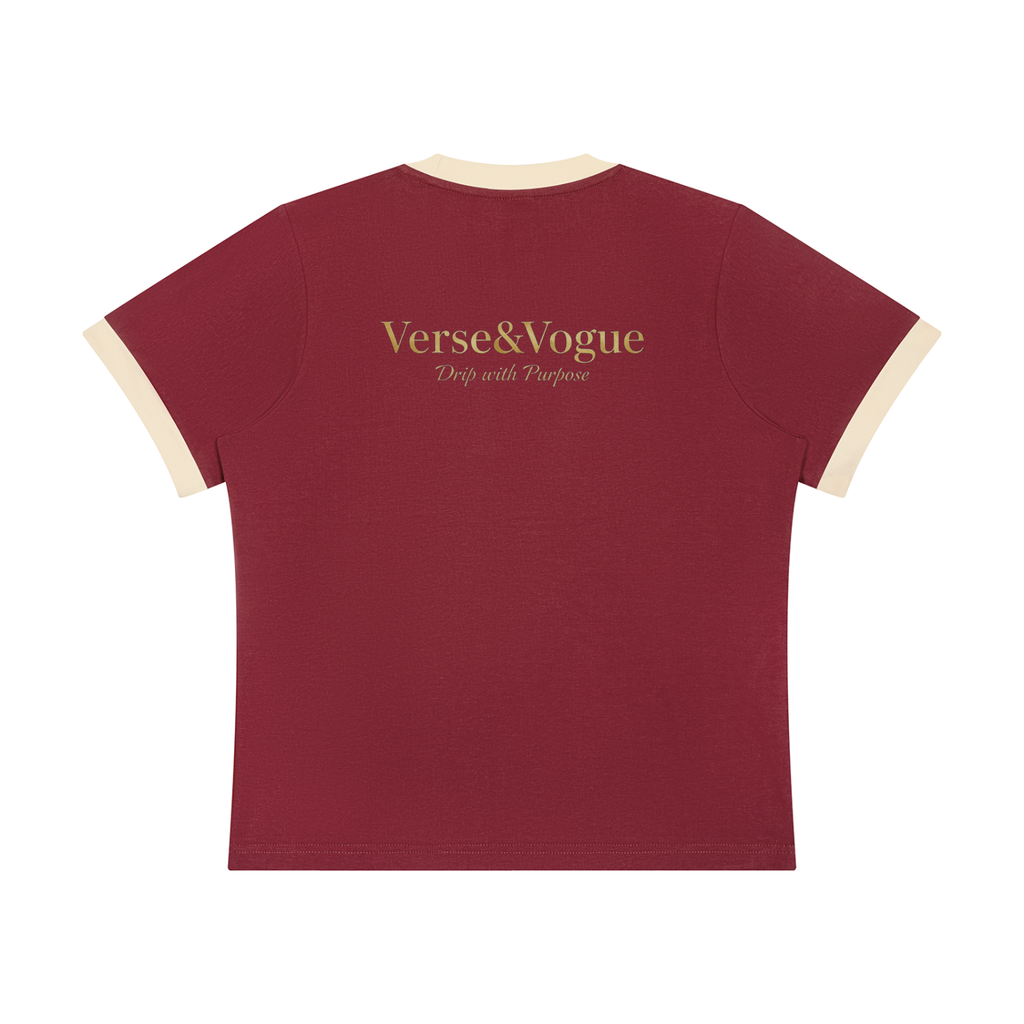 Verse&Vogue | Women's Sorona Ringer T-Shirt