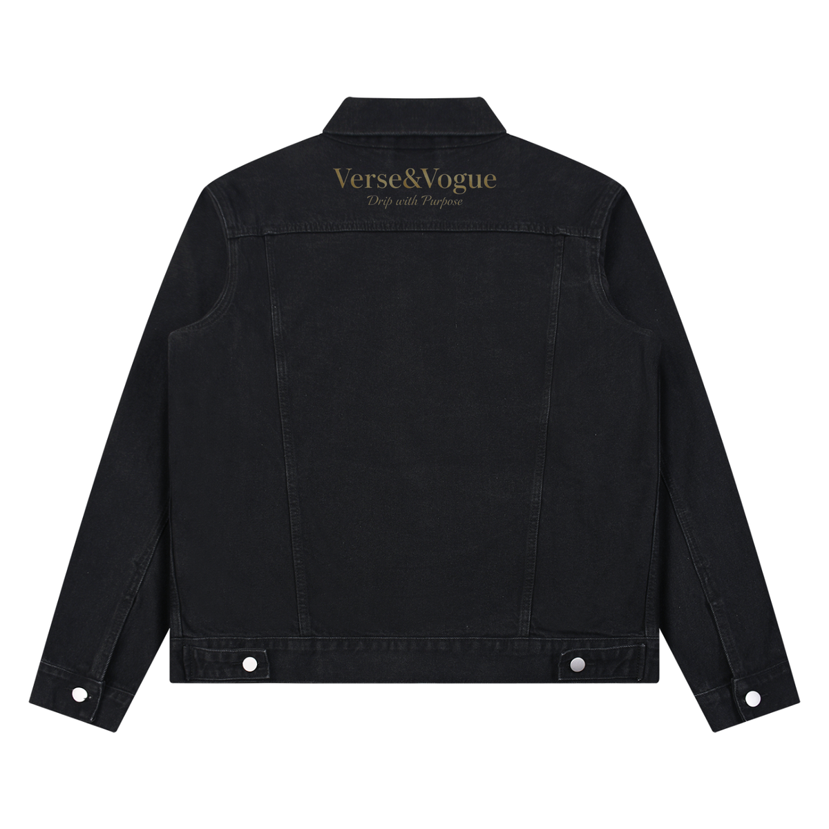 Verse&Vogue | Unisex Vintage Wash Denim Jacket