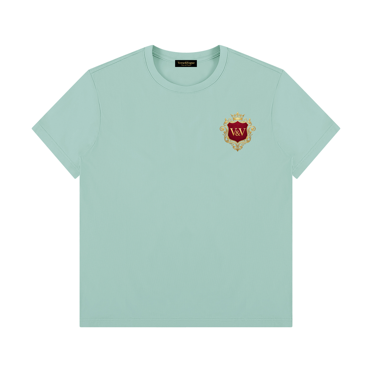 Verse&Vogue | Unisex Regular Fit Crewneck T-Shirt