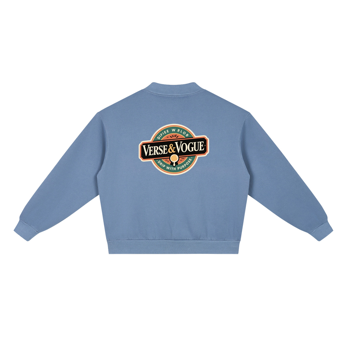 Verse&Vogue | Unisex Vintage Wash Fleece Quarter Zip Sweatshirt