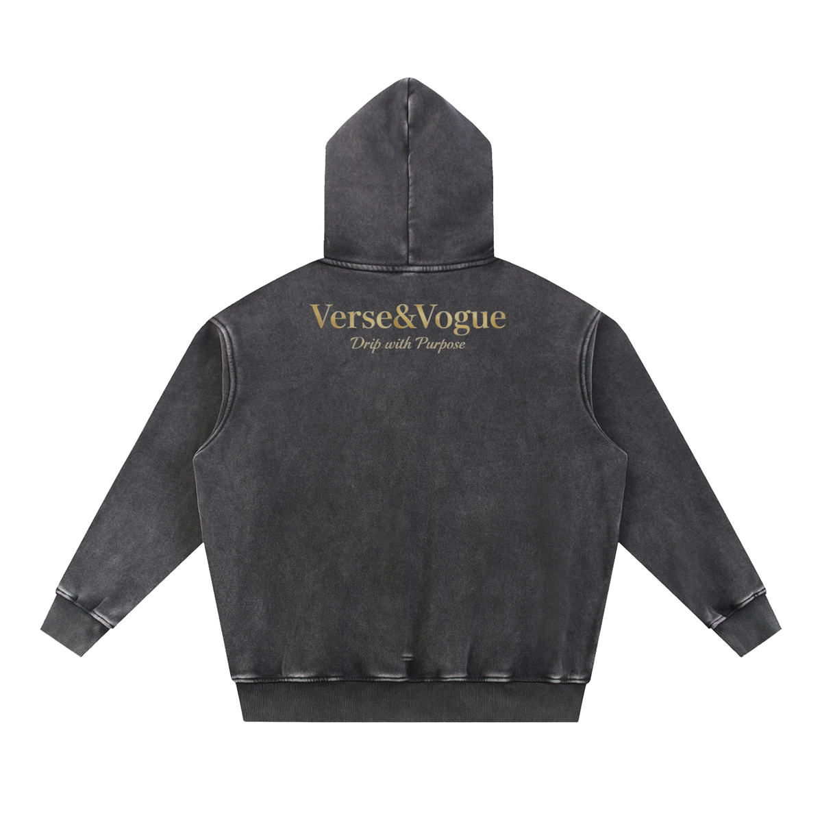 Verse&Vogue | Snow Wash Fleece Oversize Hoodie