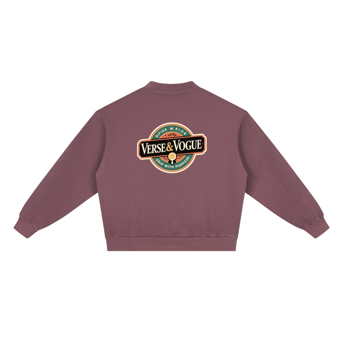 Verse&Vogue | Unisex Vintage Wash Fleece Quarter Zip Sweatshirt