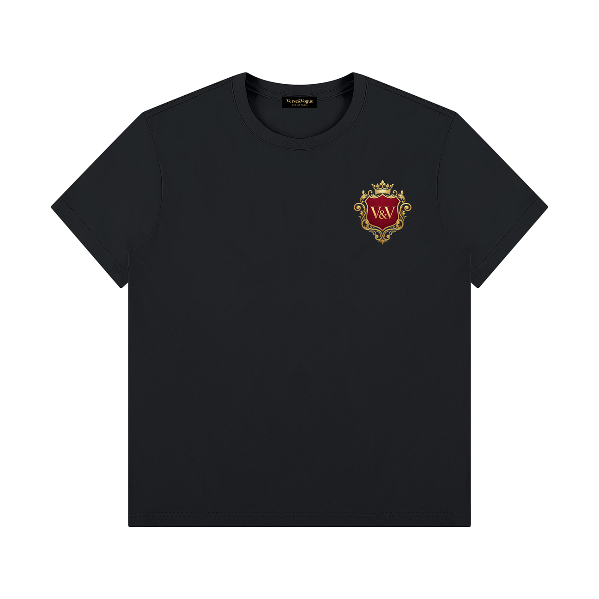 Verse&Vogue | Unisex Regular Fit Crewneck T-Shirt