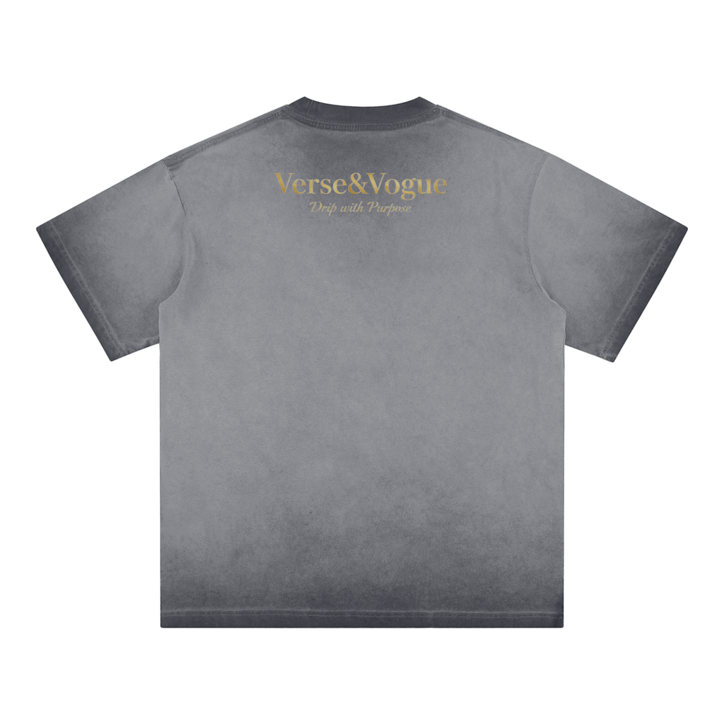 Verse&Vogue | Reverse Dyed Loose Cotton T-Shirt