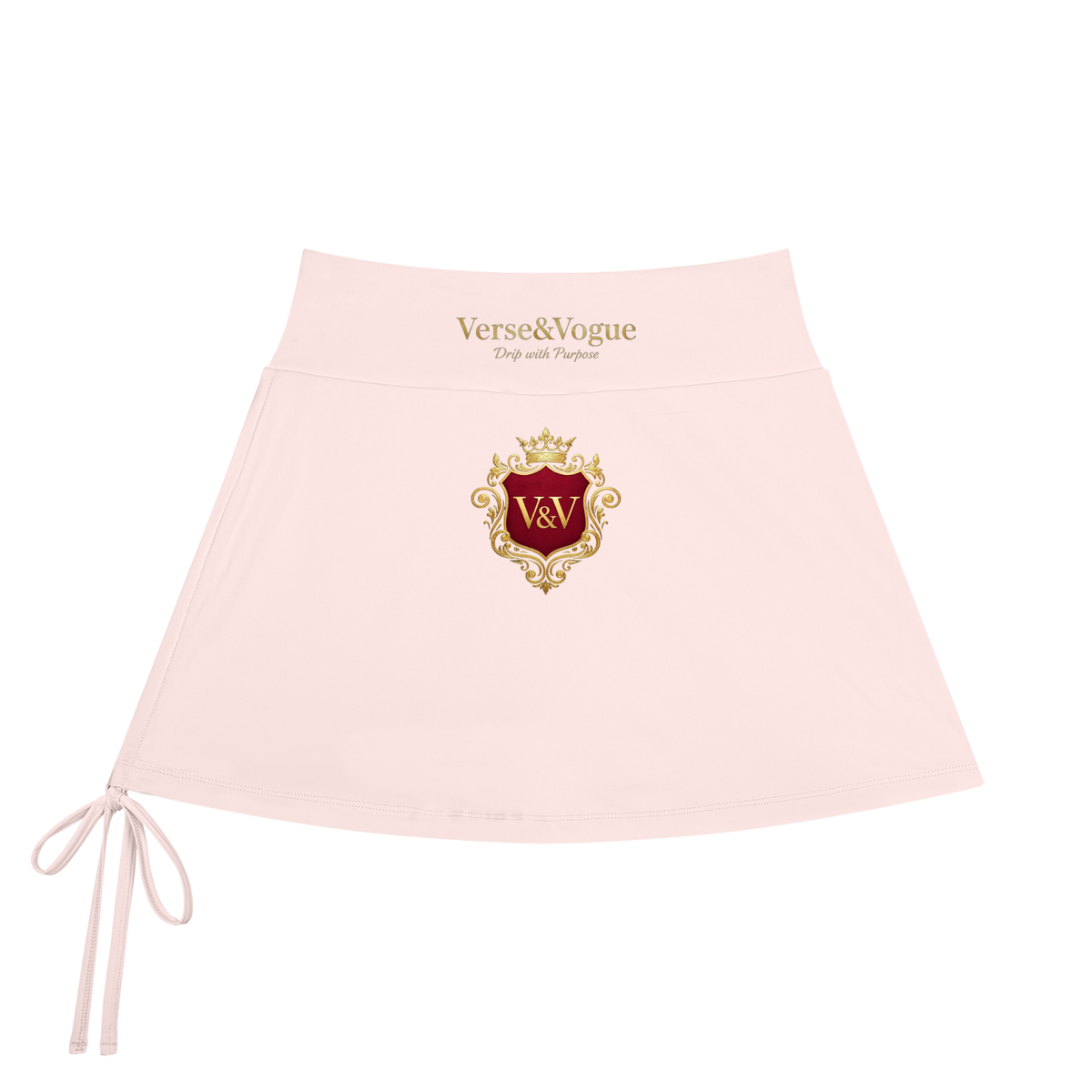 Verse&Vogue | Women's Drawstring A-Line Yoga Skort