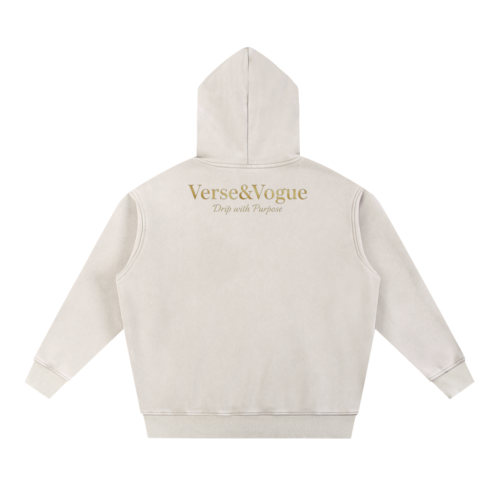 Verse&Vogue | Snow Wash Fleece Oversize Hoodie