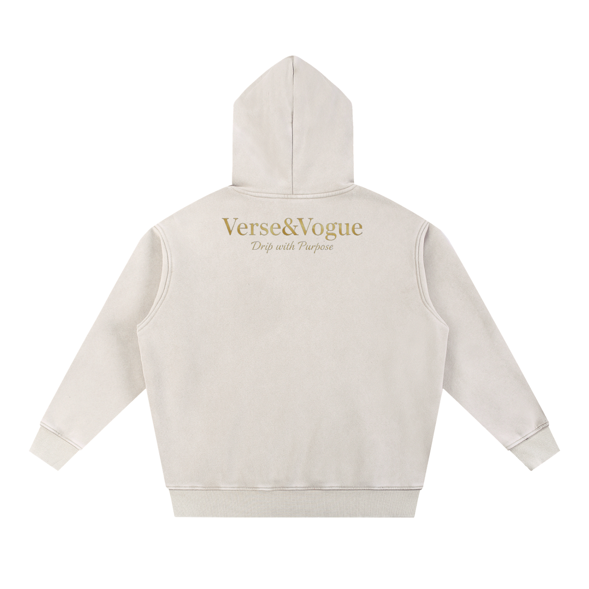 Verse&Vogue | Snow Wash Fleece Oversize Hoodie