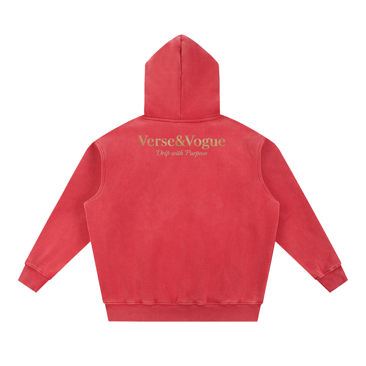 Verse&Vogue | Snow Wash Fleece Oversize Hoodie