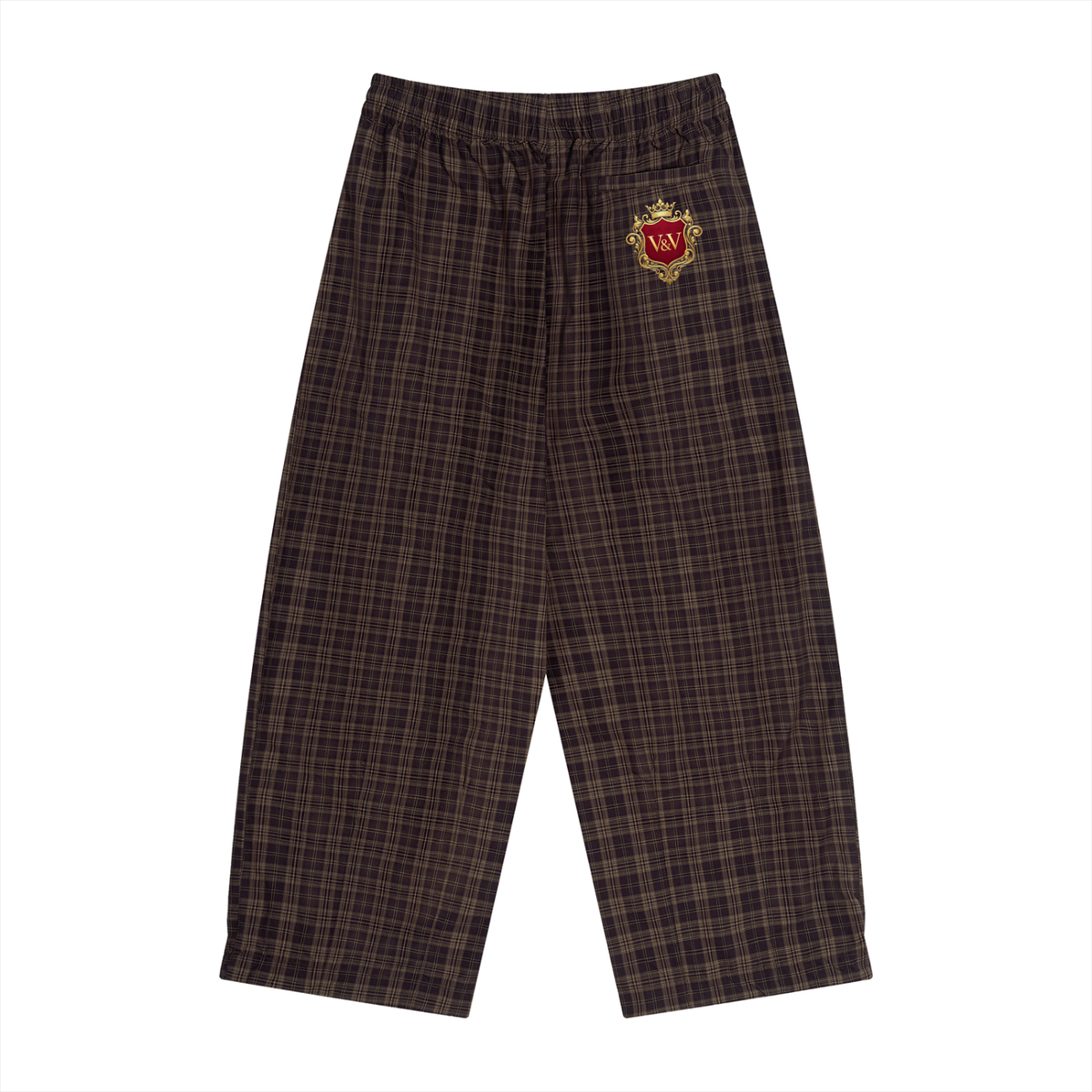 Verse&Vogue | Unisex Plaid Wide Leg Pants