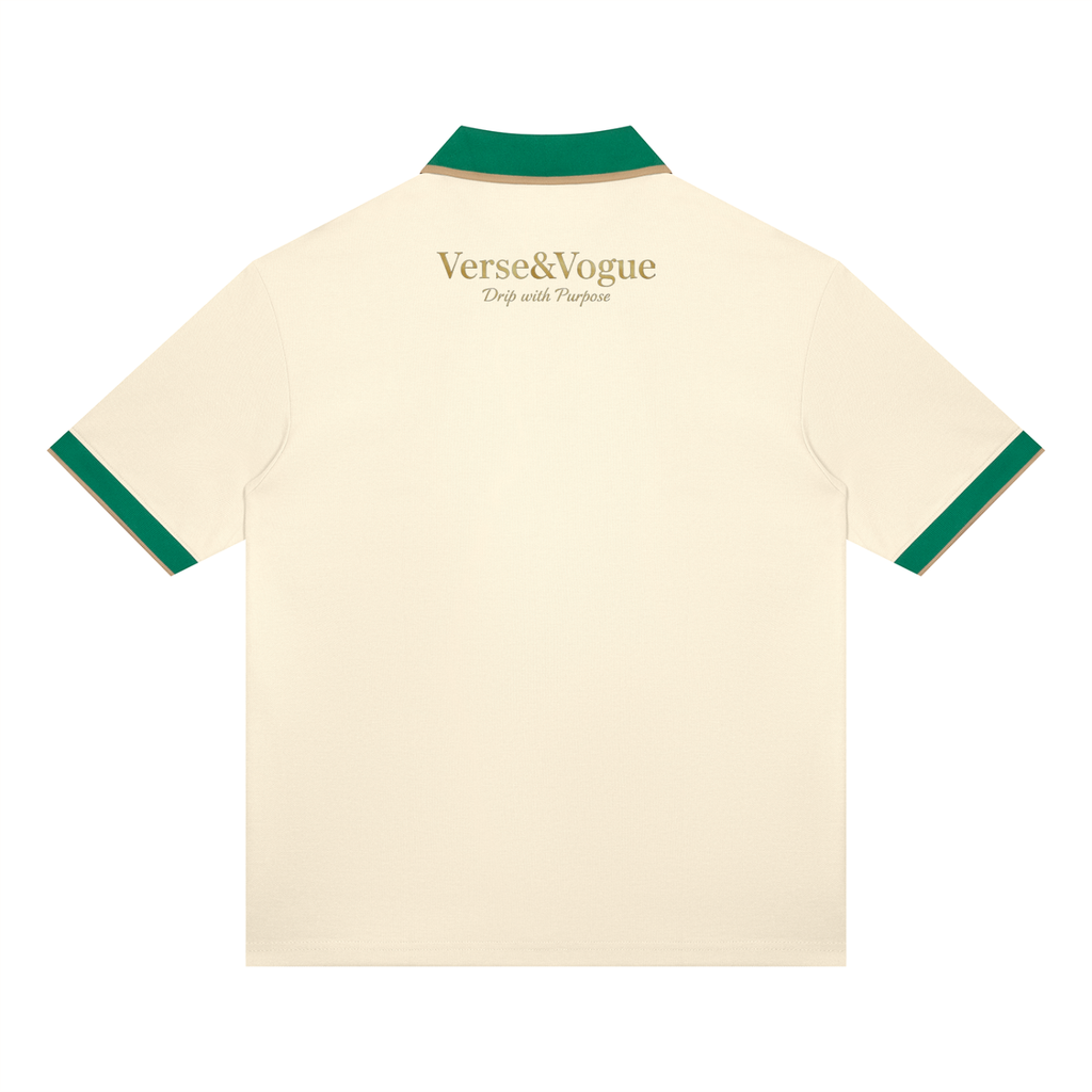 Verse&Vogue | Unisex Color Block Polo Shirt
