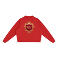 Verse&Vogue | Essential Fleece Mock-Neck Crew Sweatshirt