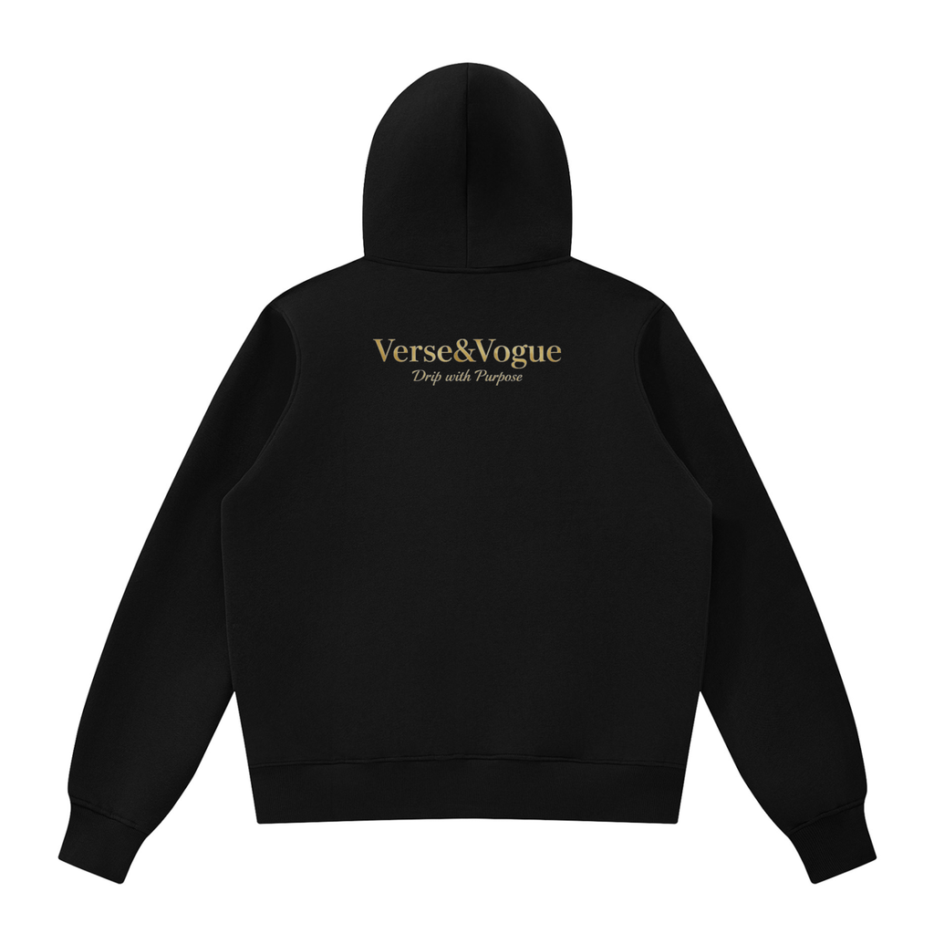 Verse&Vogue | Unisex Fleece Full Zip Hoodie