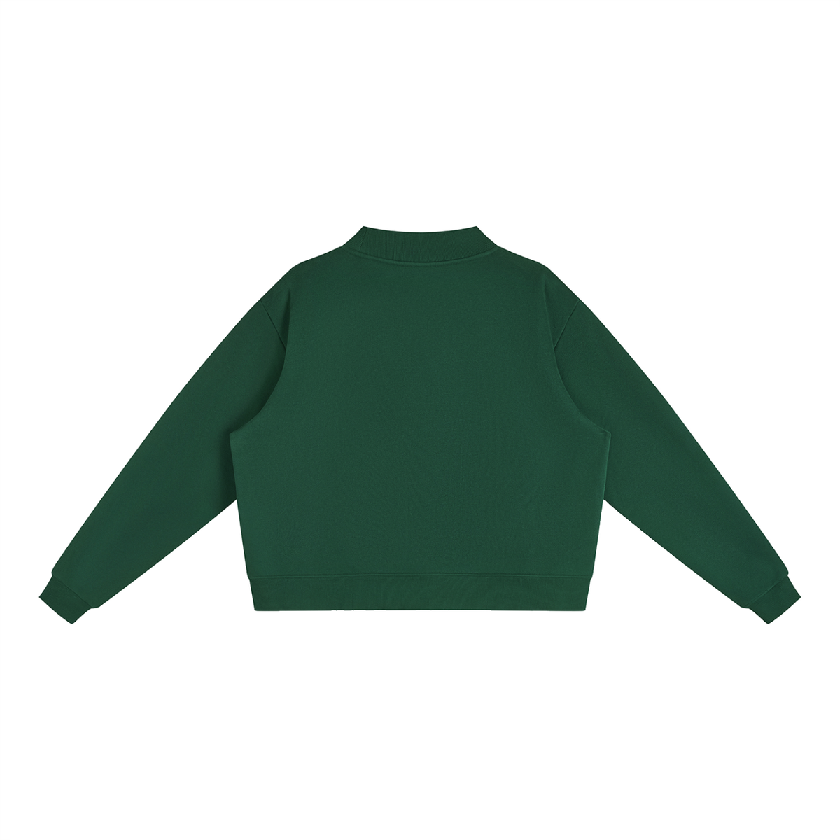 Verse&Vogue | Essential Fleece Mock-Neck Crew Sweatshirt