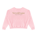 Verse&Vogue | Unisex Raw Edge Crewneck Sweatshirt
