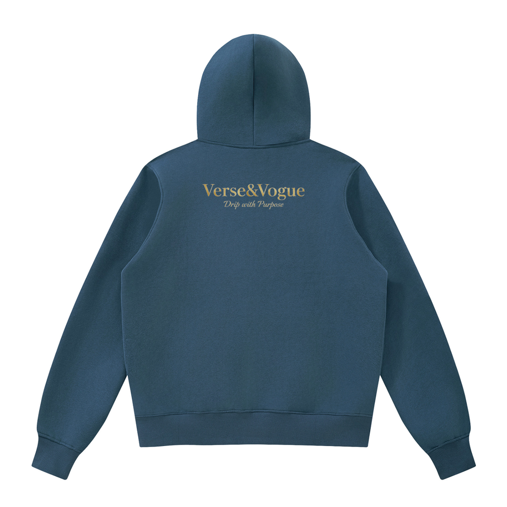 Verse&Vogue | Unisex Fleece Full Zip Hoodie