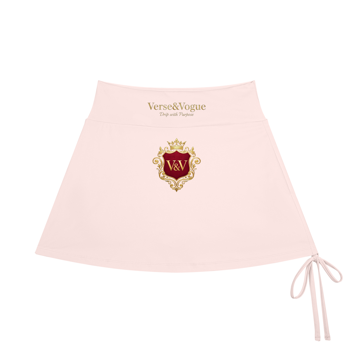 Verse&Vogue | Women's Drawstring A-Line Yoga Skort