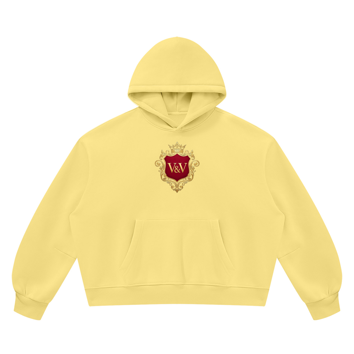 Verse&Vogue | Unisex Vintage Wash Boxy Fleece Hoodie