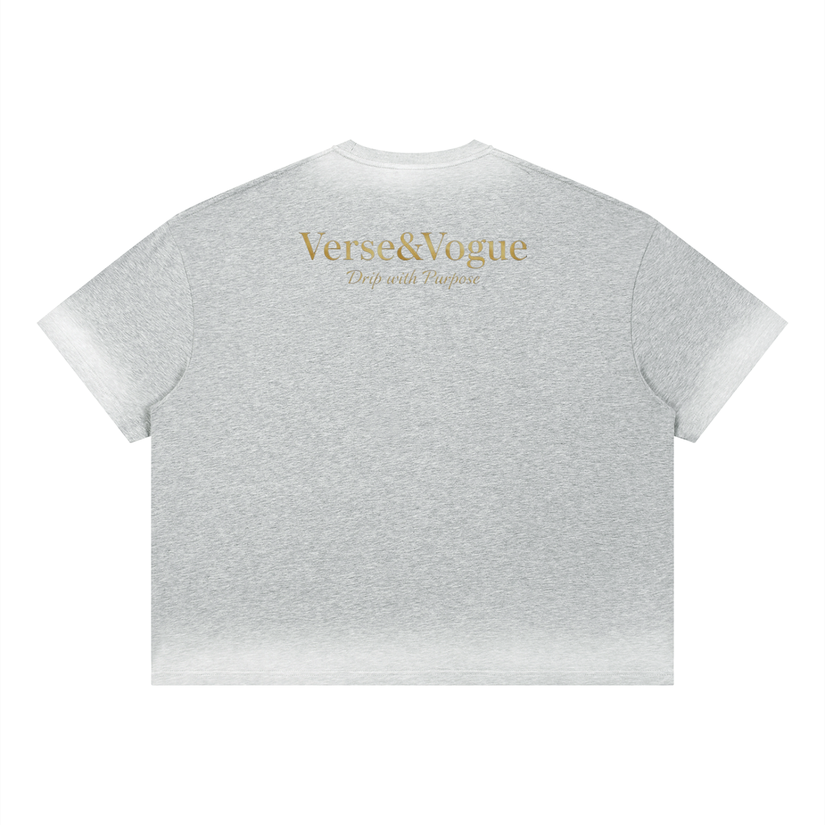Verse&Vogue | Unisex Boxy Sunfade Vintage Wash T-Shirt