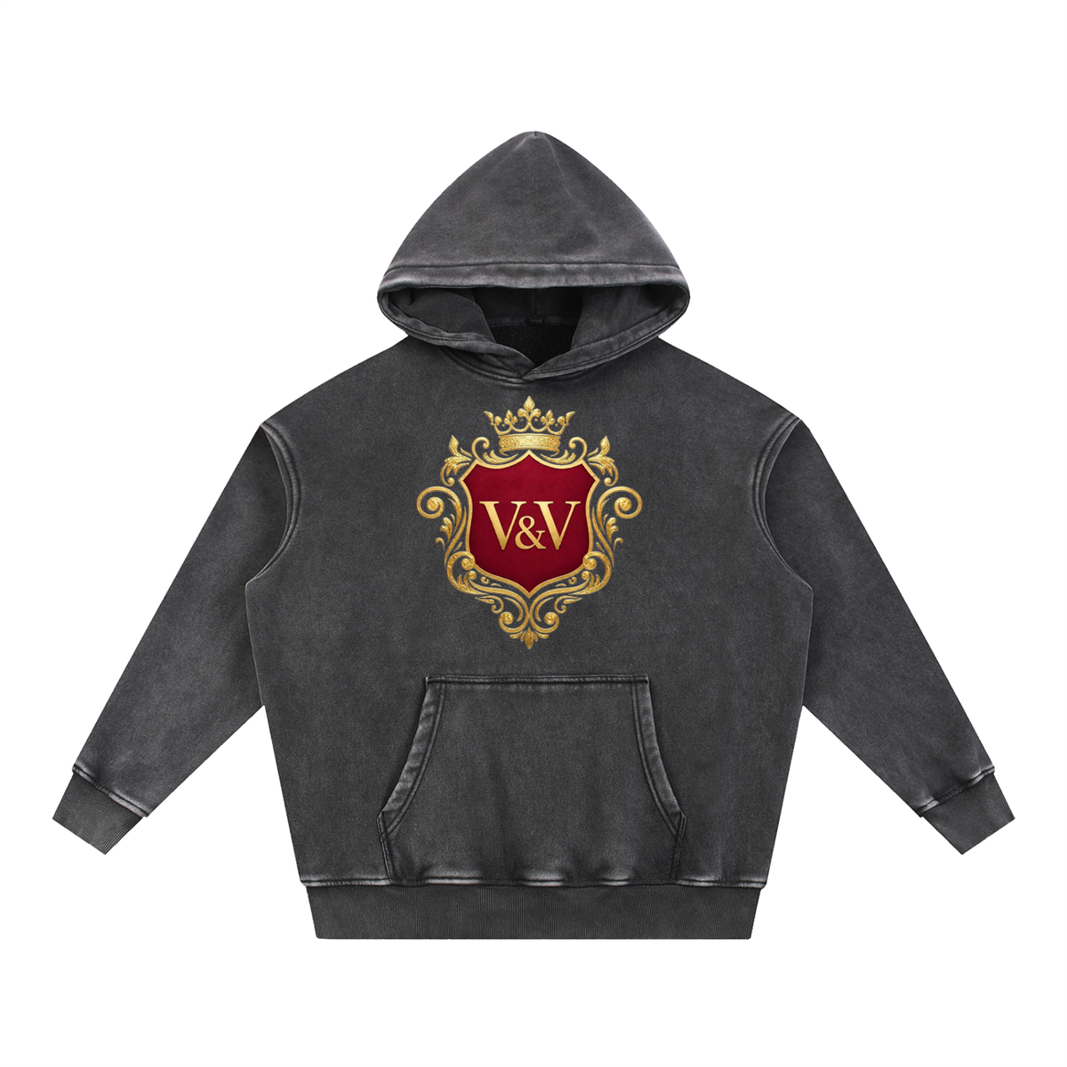 Verse&Vogue | Snow Wash Fleece Oversize Hoodie