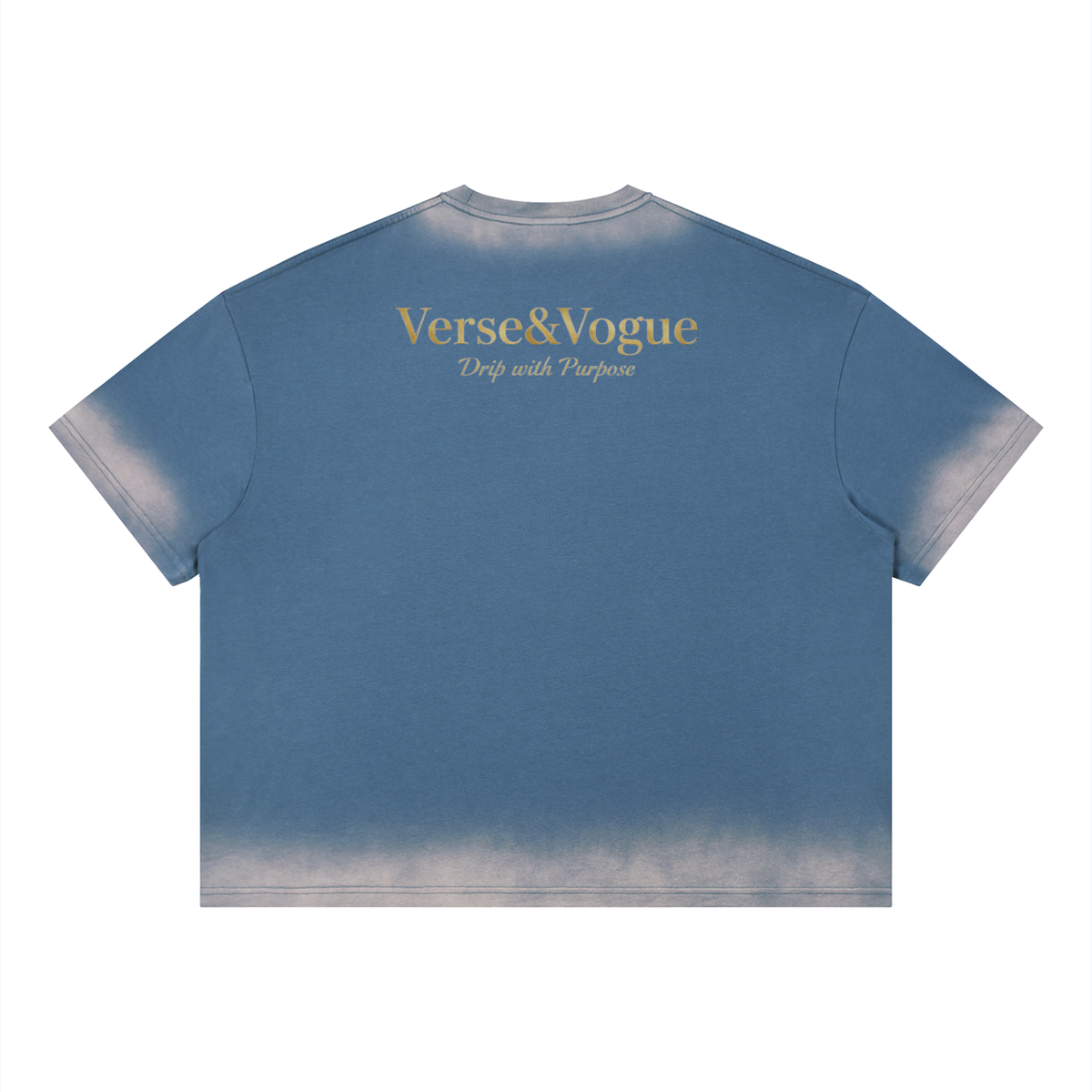 Verse&Vogue | Unisex Boxy Sunfade Vintage Wash T-Shirt