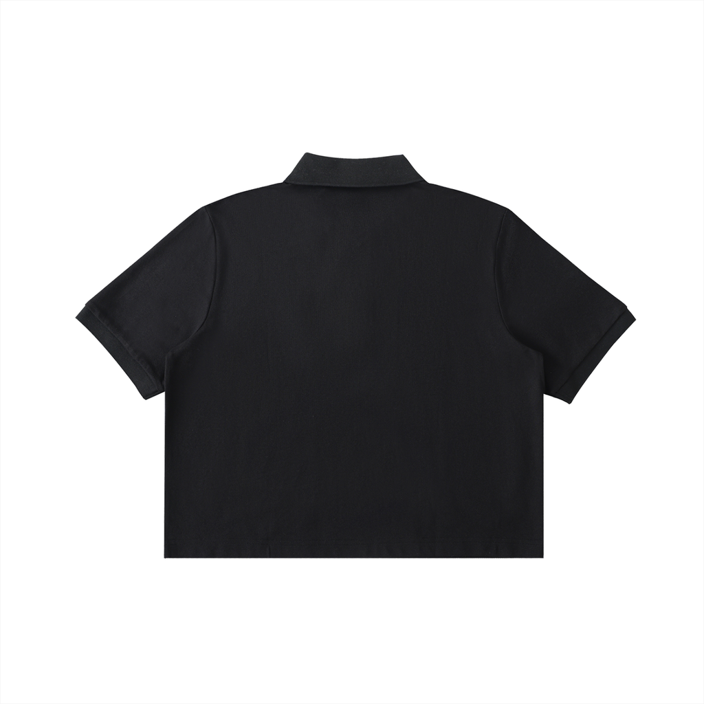 Verse&Vogue | Women Essential Cropped Polo Shirt