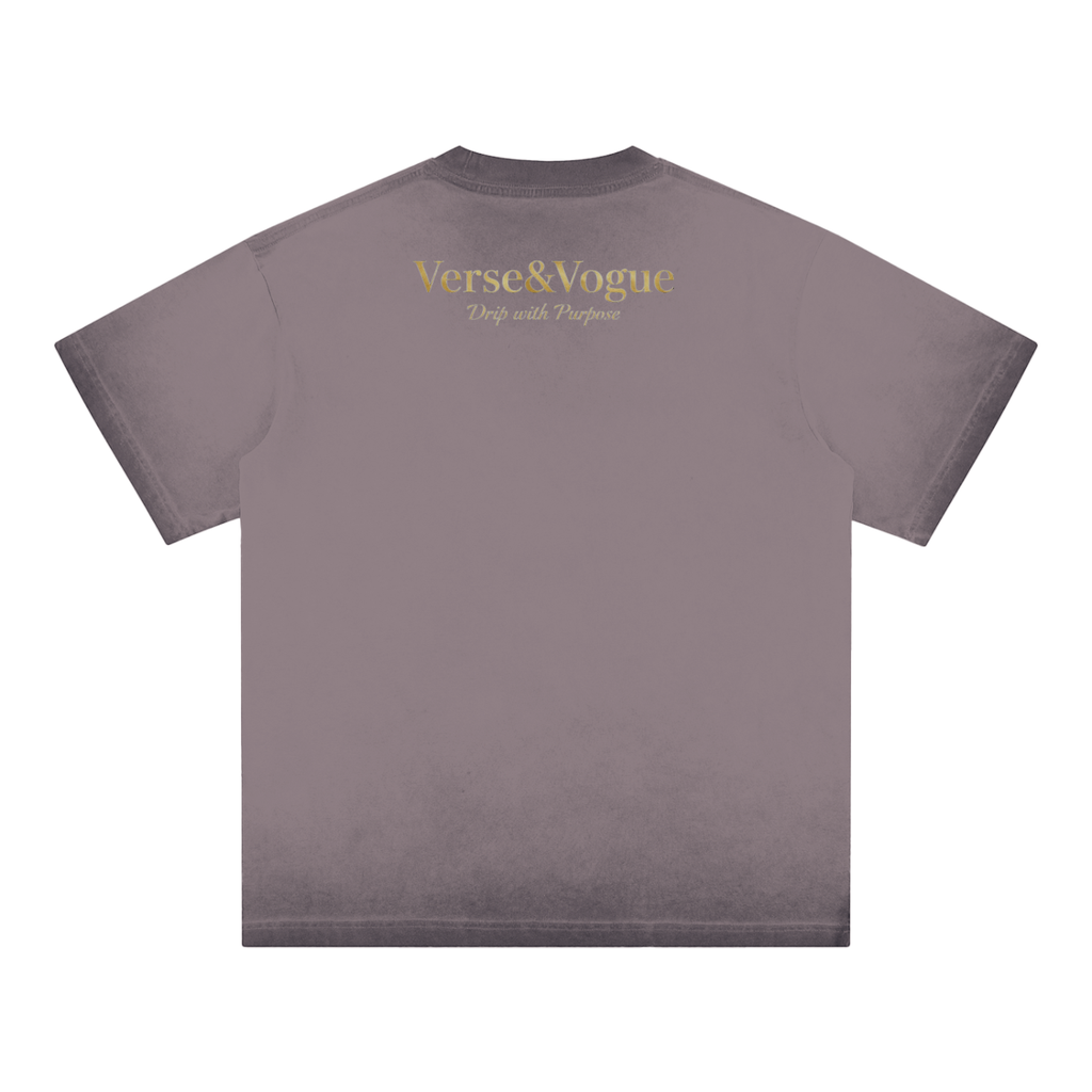 Verse&Vogue | Reverse Dyed Loose Cotton T-Shirt