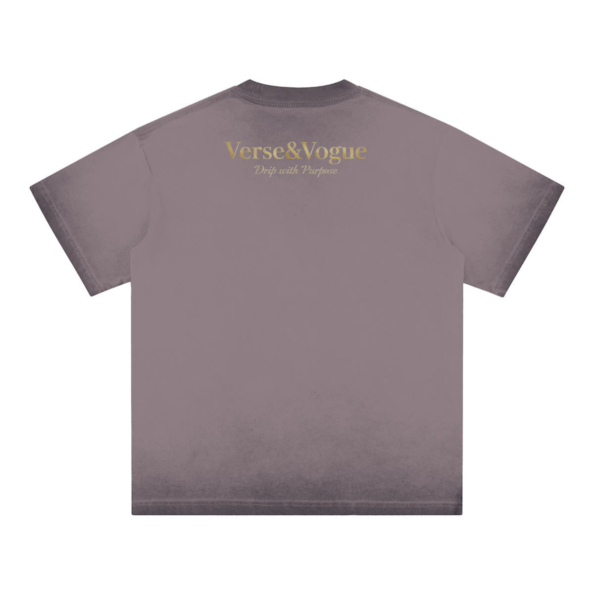 Verse&Vogue | Reverse Dyed Loose Cotton T-Shirt
