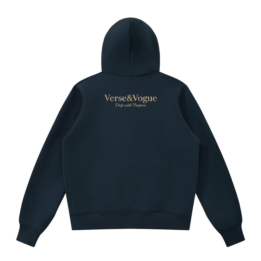 Verse&Vogue | Unisex Fleece Full Zip Hoodie