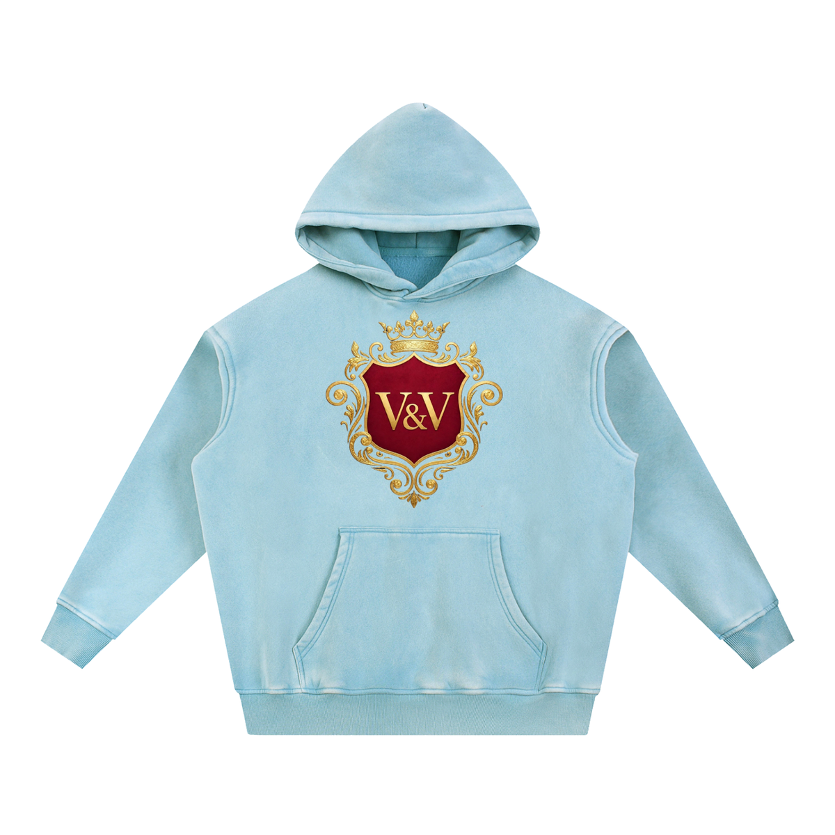 Verse&Vogue | Snow Wash Fleece Oversize Hoodie