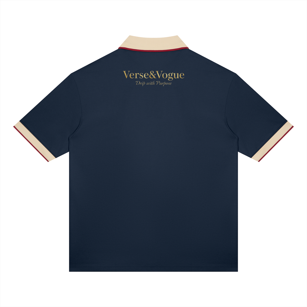 Verse&Vogue | Unisex Color Block Polo Shirt