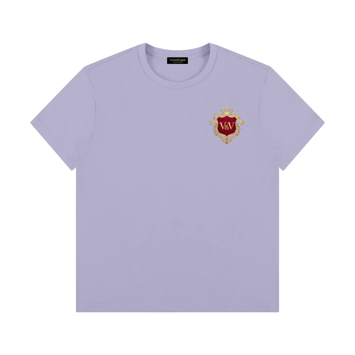 Verse&Vogue | Unisex Regular Fit Crewneck T-Shirt