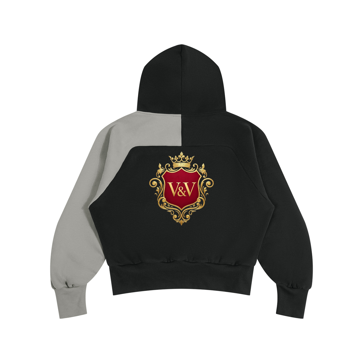 Verse&Vogue | Unisex Color-Block Fleece Hoodie